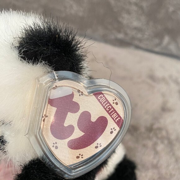 93 Checkers The Panda EXTREMELY RARE Ty Beanie Baby Attic Treasures 1ST GEN 6031 - Picture 5 of 7